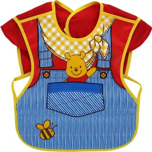 Disney Baby new design bibs waterproof feeding baby saliva towel newborn cartoon waterproof aprons Baby Bibs