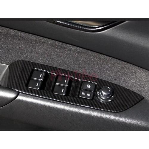 For Mazda CX-5 CX5 2017 2018 2019 Window Lift Button Switch Trim Armrest Panel Frame Car Decoration Accessories