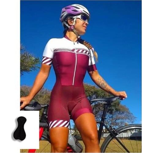 Equipment Outfit Cycling Female Short Sleeve Women Cycling Jumpsuit Female Clothing With Free Shipping Lycra Elastic Tights mtb