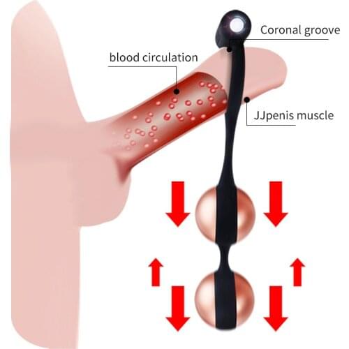 Penis Dumbbells vibration massage Male Persistence Control Increase Hard Organ Erection Intensity Training Sex Toys For Man