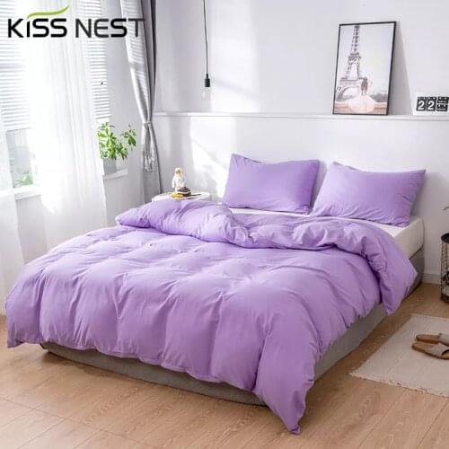 KISS NEST Microfiber Bedding On Bed