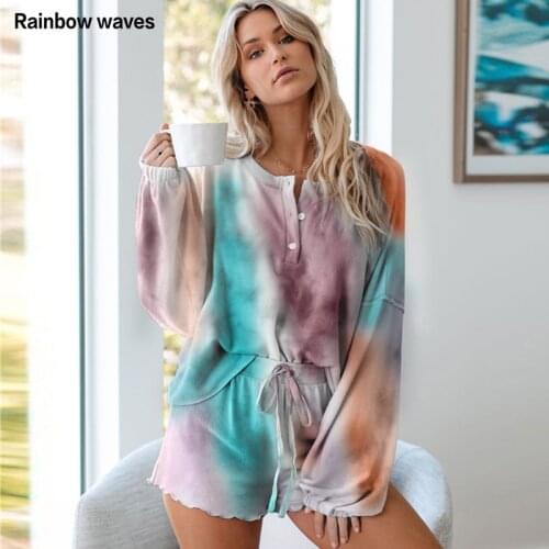 Женские туристические шорты Rainbow waves China At AliExpress