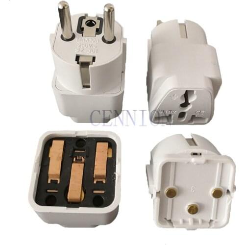CE ROHS Standard UK EU AU US to DE FR plug AC Power Plug Travel Adapter Converter 100pcs free express shipping