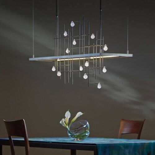 Modern Led Chandeliers Lighting Nordic Dining Living Room Decor Led Pendant Chandeliers Lights Bar Loft Hanging Lamp Luminaire