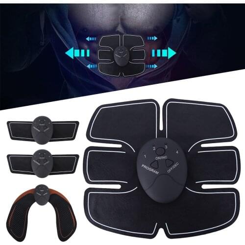 Muscle Stimulator EMS Massager Abdominal Muscle Exerciser Belly Leg Arm Exercise Workout Gym Equiment