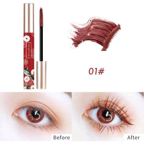 1Pc Colorful Mascara Long Thick Curling Lengthening Extention Make Up Eyes Curling Eyelash Waterproof 3d Mascara Makeup TSLM2