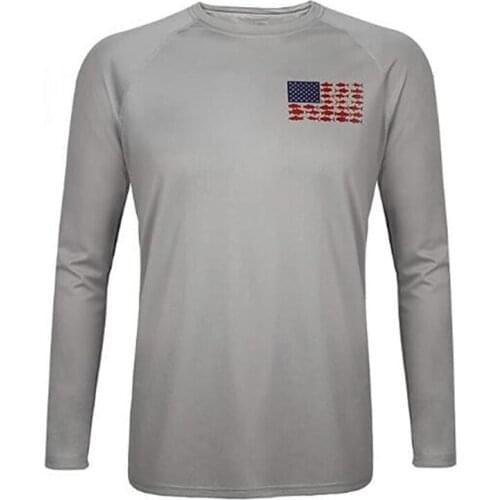 UPF 50 Quick Dry Fishing Clothes Solarflex Shirt LS ShirtSports Fishing Shirts Long Sleeve Sea Fishing Shirts 2021 Men Fishing