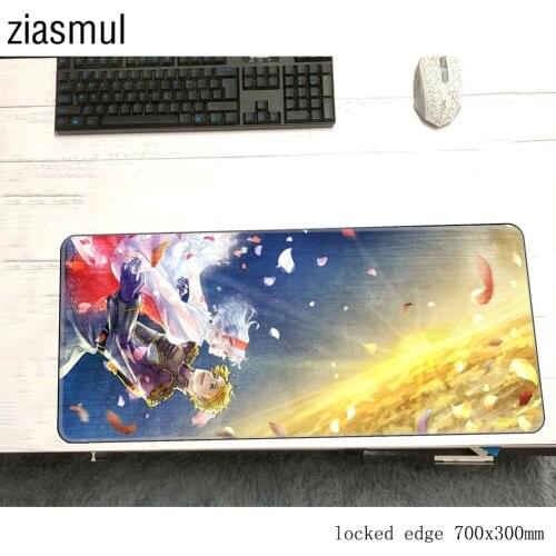 Tiger Bunny padmouse Gorgeous accessory 800x300x4mm mouse pad gaming enterprise best Indie Pop mats keyboard mouse mat gamer