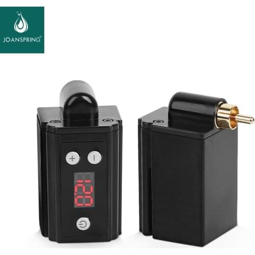 Professional Mini Wireless Tattoo Power Supply LCD Display RCA Connector Digital Tattoo Power Bank For Tattoo Machine Pen