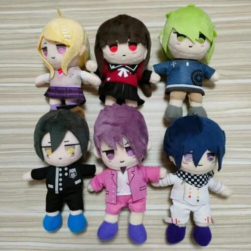 Japan Game Danganronpa V3 Harukawa Maki Rantaro Amami Kaito Momota Plush Toy keyring 15cm Strap Doll New Hot