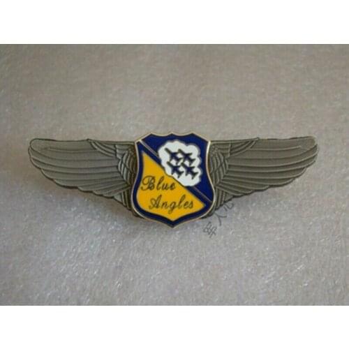 WW2 UNITED STATES U.S. NAVY BLUE ANGELS Pilot Wing Badge Pin INSIGNIA