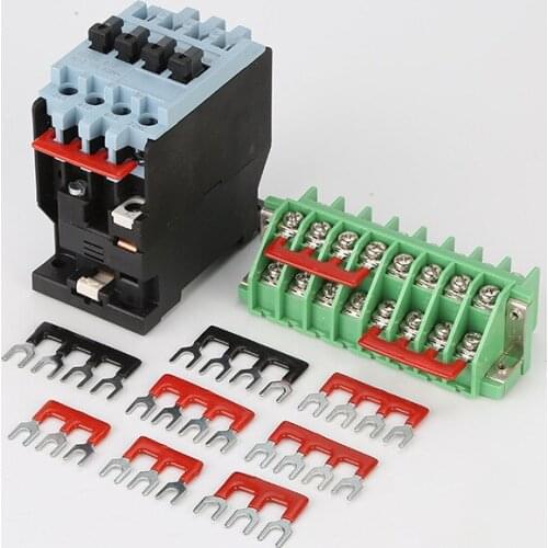 1pcs 10mm spacing short strip 4-position short strip wiring strip 3TS31 01-0x ac contactor short strip