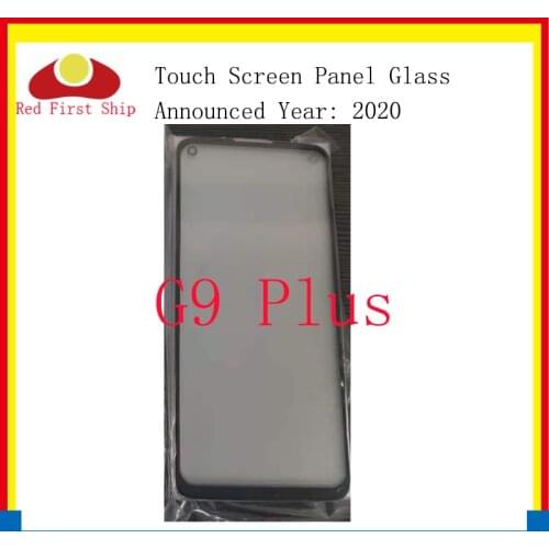 10Pcs/Lot LCD Front Touch Screen Glass Outer Lens For Motorola Moto G9 Plus XT2087-1 Touch Glass Wich OCA Hollow Glue
