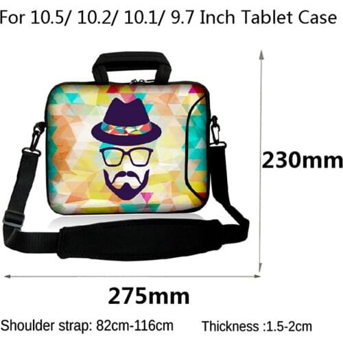 11.11 Hot Sale Tablet Accessories For iPad Asus ZenPad Huawei Lenovo Pro Tab 10.1" 9.7" 10.5" 10" 10.2 Sleeve Case Briefcase Bag