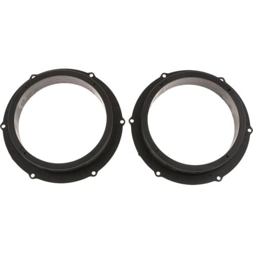 2Pcs 6.5" Car Speaker Spacers Adapter Mount Bracket Ring For VW ,Passat B7