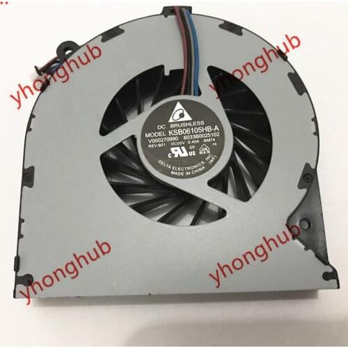 Delta Electronics KSB06105HB-A -BM74 Matrimaxmini DC 5V 0.40A 4-wire Server Laptop Cooling Fan