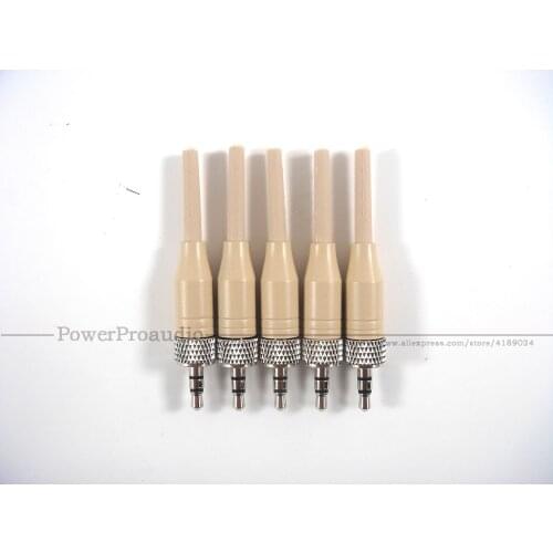 5 pcs 3.5mm Stereo Screw Lock Connector for Sennheiser EW100 EW300 EW500 G1 2 3 Sony Saramonic Microphone Spare Plug Adapter
