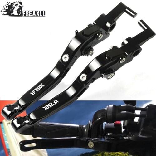 Motorbike Accessories Motorcycle Brake Clutch Levers Adjustable Folding Extendable For Honda VF750C CD CD2 Magna 1994-2002 2003