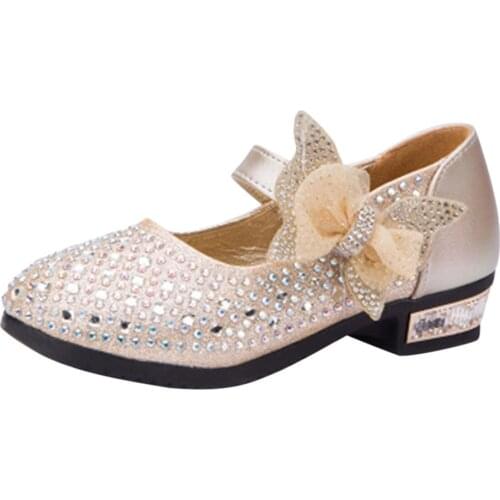 Children Princess Sandals Kids Baby Girls Crystal Bling Sequins Single Dancing Princess Party Girls Casual Shoes Sandals Nov 27