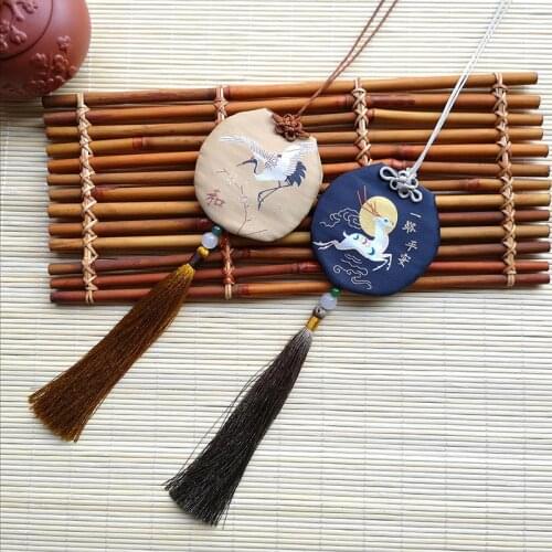 Chinese Tranditional Amulet Maneki Neko Lucky Cat Fat Cat Keychain Women Car Bag Pendent