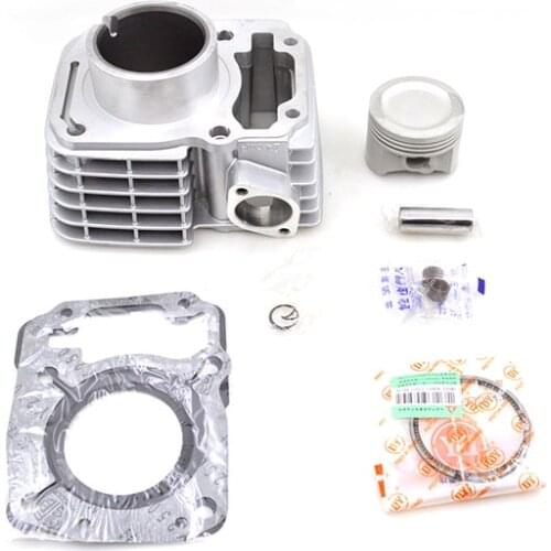2sets/lot High Quality Motorcycle Cylinder Kit For Honda CBF125 CBF 125 SDH125-51 WH125-7 WH125-8 WH125-11 Engine Parts
