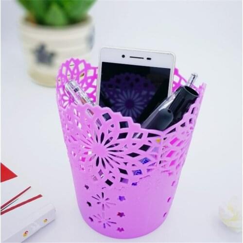 Pen Storage Box Small paper basket mini storage bin Stationery Desk Tidy Container Stationery Container Office Supplies