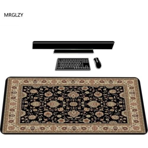 MRGLZY Beautiful Persian Carpet Design Unique Gamer Mouse Pad Keyboard Rest 300X700MM Keyboard Pad Gaming Pc Mouse Mat