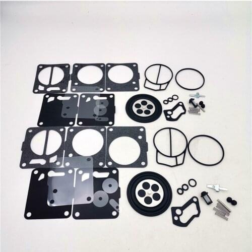 2 Set Aftermarket Carburetor Repair Kit for Mikuni SBN 38/44/46mm Carbs for All Square Body Mikuni Carburetors