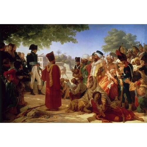 36" HOME WALL ROOM WALL ART French king Emperor Napoleon Bonaparte Pardoning the Rebels at Cairo print art painting on canvas