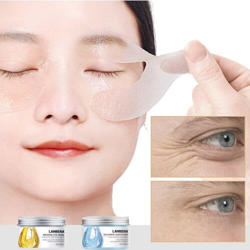 Against Dark Circles Aging Anti Darkbag Under the Eyes Bag Masks Lambena Patches Lanbena Retinol Antiwrinkle Eye Hyaluronic Acid