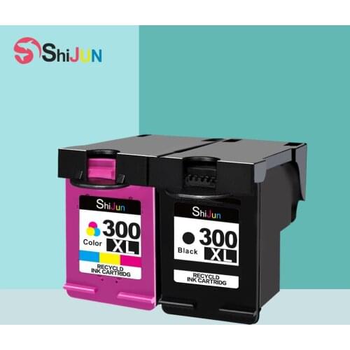 SHIJUN Remanufactured Ink Cartridges Replacement for HP 300XL for Deskjet D2545 D2660 D5560 F2420 F2480 F4280 F4580 F2492 F4210