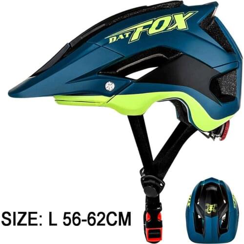 BATFOX Bicycle Helmet Matte Black Cycling Helmets MTB Road Mountain Bike Helmet Inner Cap casco Capacete Da Bicicleta Helmet