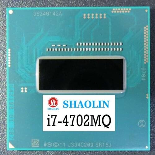 I7-4702MQ i7 4702MQ SR15J 2.2 GHz Quad-Core Eight-Thread CPU Processor 6M 37W Socket G3/rPGA946B Original SHAOLIN Official Versi