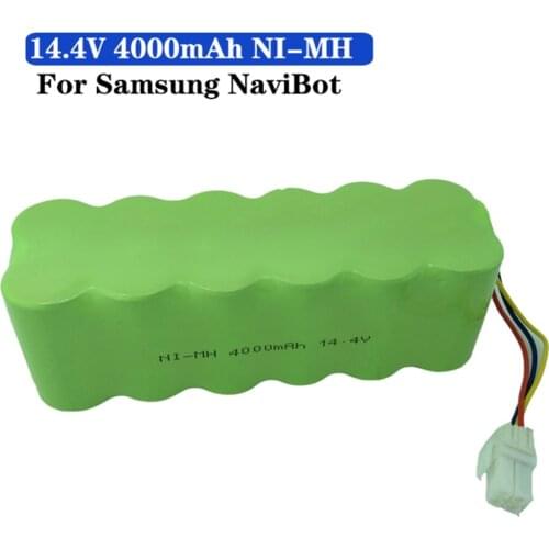 New Replacement 14.4V 4.0Ah NI-MH Vacuum Cleaner Battery for Samsung NaviBot VCR8895 VCR8875 SR8845 SR8855 SR8895 VCR8845