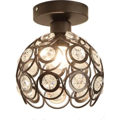 Modern Wrought Iron Industrial Style Ceiling Lamp Nordic Loft Minimalist Creative Ceiling Light for Aisle Stairs Bar Kitchen