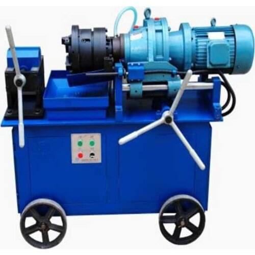 380v Fully Automatic Steel Bar Straight Thread Rolling Machine Works Efficiently