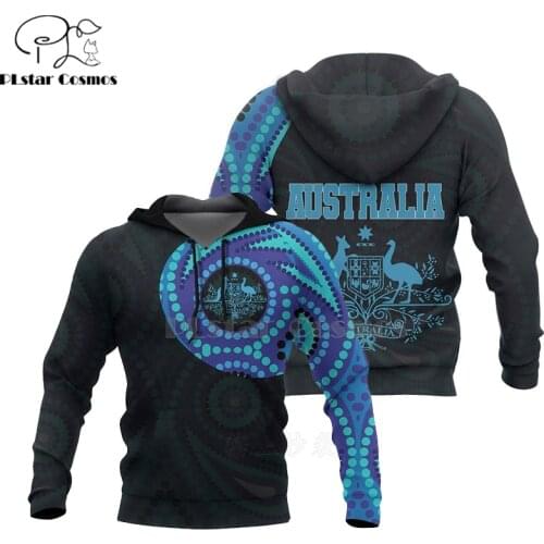 Men Women AUSTRALIA flag print 3D Hoodies Funny country Sweatshirt Fashion Hooded Long Sleeve unisex Koala kangaroo Pullover-2