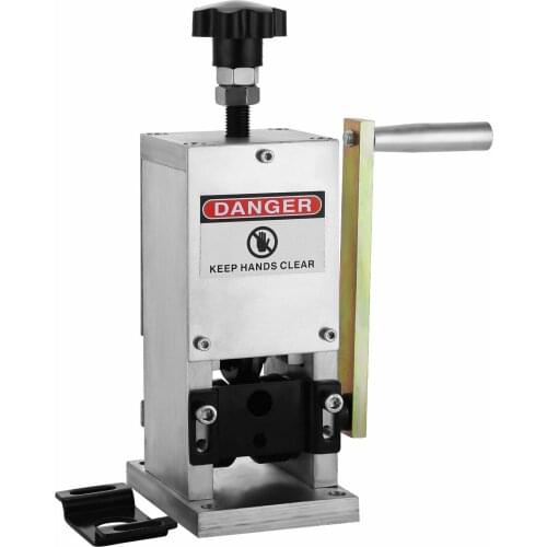 Manual Wire Stripping Machine 1.5-25mm with Hand Crank Portable Wire Stripping Tool Aluminum Construction