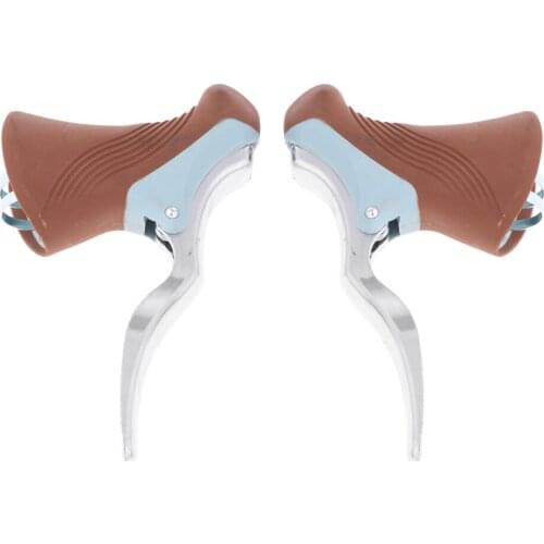 1 Pair Universal Alloy Bike Brake Lever Set for 22.2-23.8mm Handlebar BMX Mountain Bicycle Cycle Road Cycling