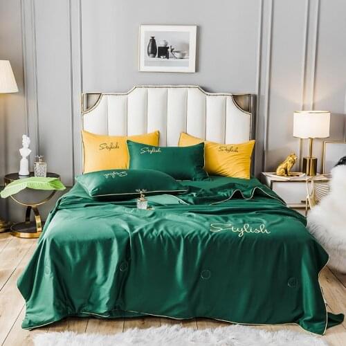 38 Summer Washed Silk Throw Blanket for Adult Kids Air Condition Comforter Bedspread Bed Cover Bedding Set