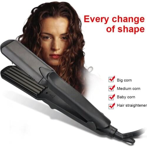 4 in 1 Ceramic Straightening Splint Corn Board Replacement Straight Hair Rod (US Standard) Hair Straightener Hair Styling