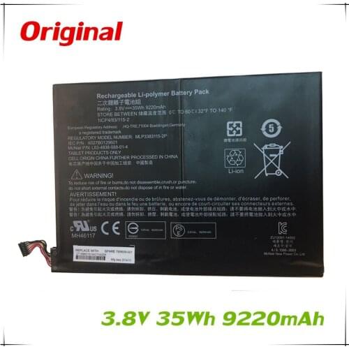 7XINbox 3.8V 35wh 9220mAh Original MLP3383115-2P Laptop Battery For HP X2 10 10-K 10-J 10-j025tu(K5C46PA) 10-j024tu(K5C45PA)