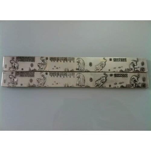 Los productos auxiliares de la pintura y la caligrafía de China hacen que el papel sea suave artesanías de metal Cinco Tigres, p