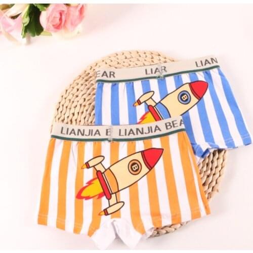 2pc/lot Girls Boxer Children Underwear Cotton Combed Cotton Boxer Underwear2-10Years
