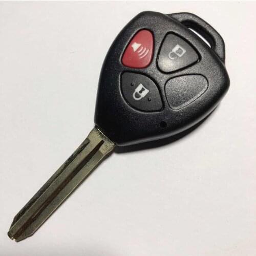 3 Button Uncut Blade Remote Key Fob Cover Fit For Toyota Corolla Avalon Venza RAV4 2006 - 2010 Replacement Car Key Shell Case