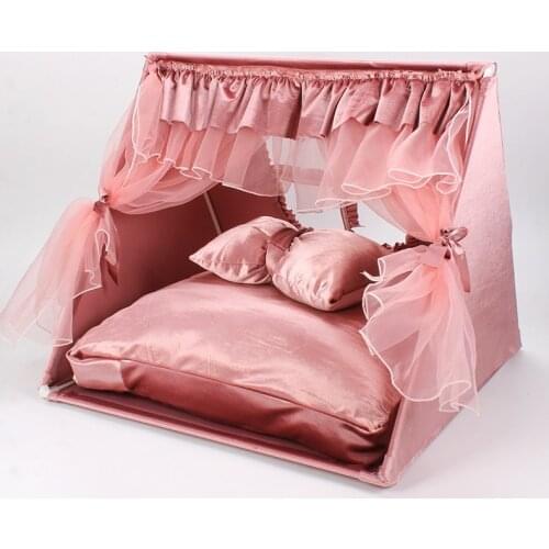 Dog Kennel Pet Cat Nest Four Seasons Universal Triangle Cat Bed Pet Supplies Pet Tent