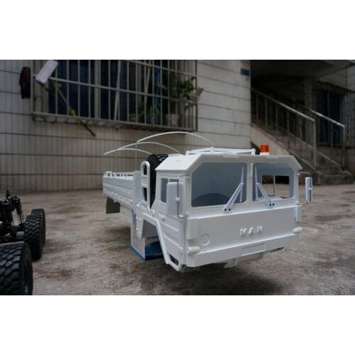 KTRC Unpainted 6x6 MAN Body kits For 1/10 1/12 scale RC Rock crawler Military Truck HG 601 Axial SXC10 RC8WD 6X6