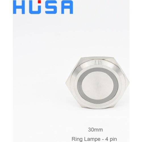 Silver Shell Mini Short Type Momentary With Or without Led Lamp Metal Soft Touch Push Button Switch