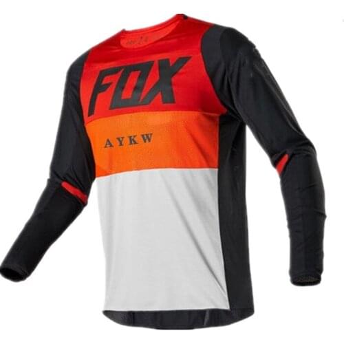 2021 Downhill Jerseys aykw fox Mountain Bike MTB Shirts Offroad Motorcycle Jersey Motocross Sportwear Clothing FOX vtt bike