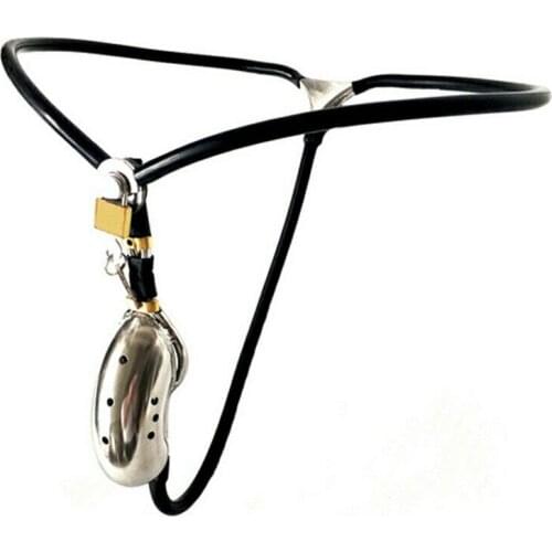 Metal Cock Cage Stainless Steel Invisible Male Chastity Belt Pants BDSM Bondage Penis Lock Cbt Sex Toys For Men Chastity Device